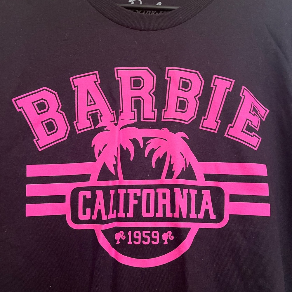 Barbie Black and Pink California T-Shirt